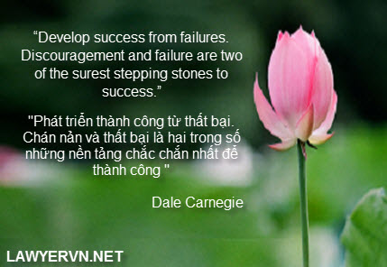 “Develop success from failures. Discouragement and failure are two of the surest stepping stones to success.”